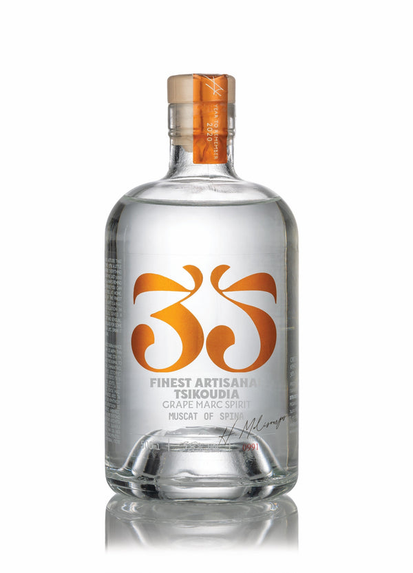 Introducing 35N Tsikoudia with Muscat of Spinas: A Bold Spirit from the Heart of Crete