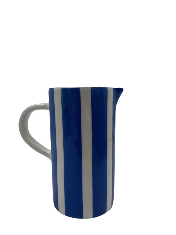 Aegan Stripe Jug- Handmade in Greece 500ml