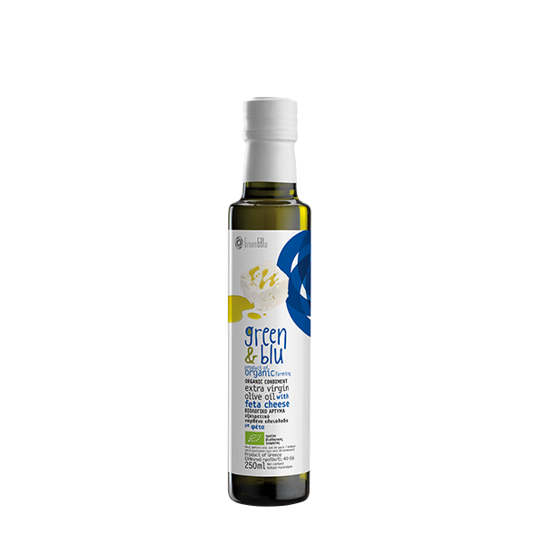 Organic Extra Virgin Olive Oil with Feta 250ml