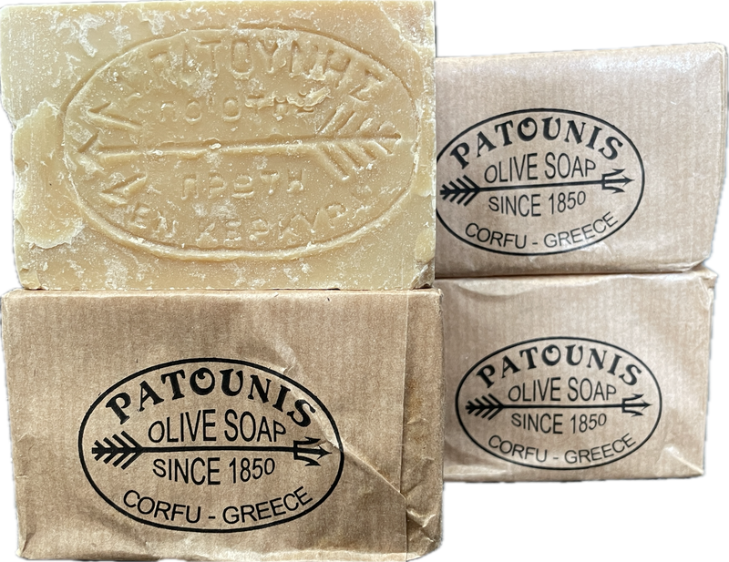 Patounis Green Olive Oil Soap Made In Corfu