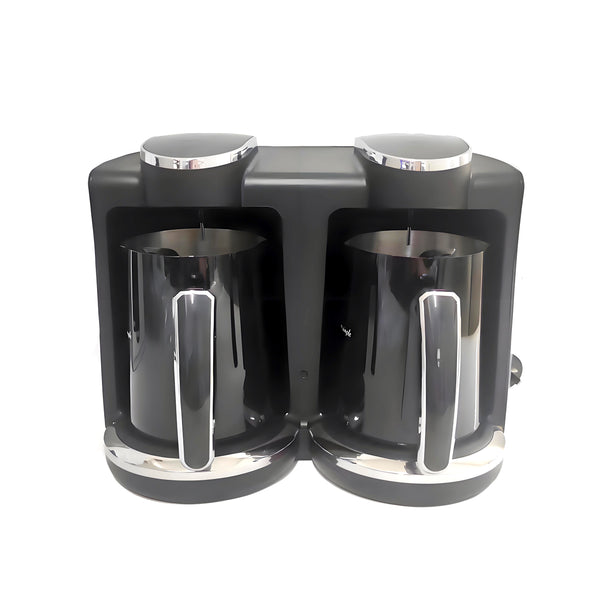 Greek / Turkish Double Coffee Briki Machine with Stainless Steel Brewing Cups