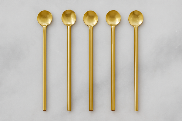 Handmade in Greece Brass Coffee Spoon 170MM
