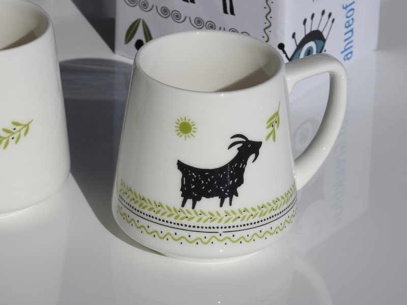 Greek Goat Printed Mug