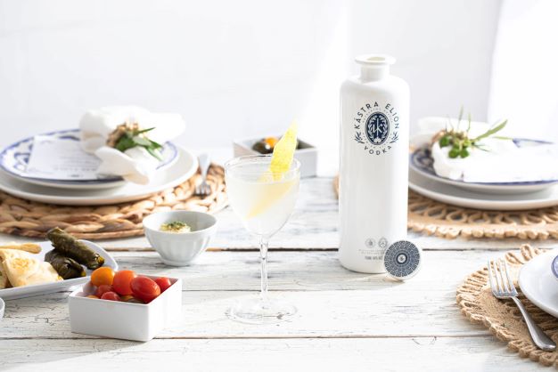 Kastra Elion- A Premium Vodka Distilled from Greek Olives 750ML