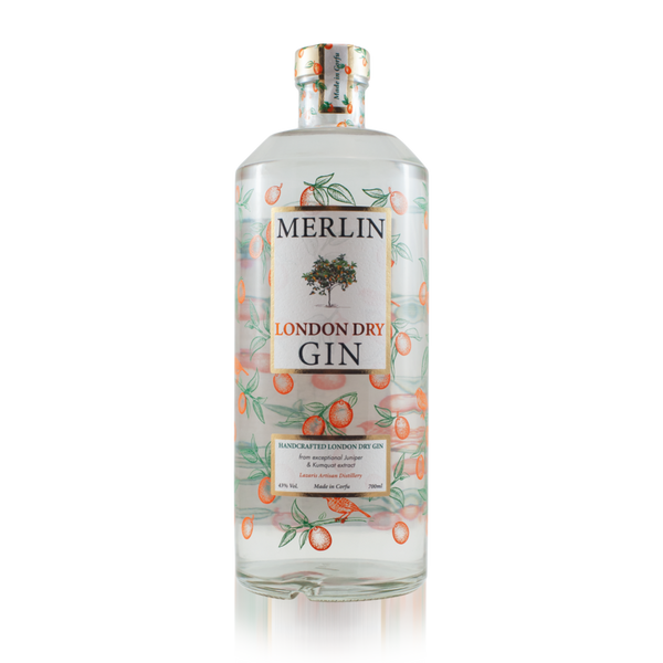 Merlin Gin with Kumquat from Corfu 700ml