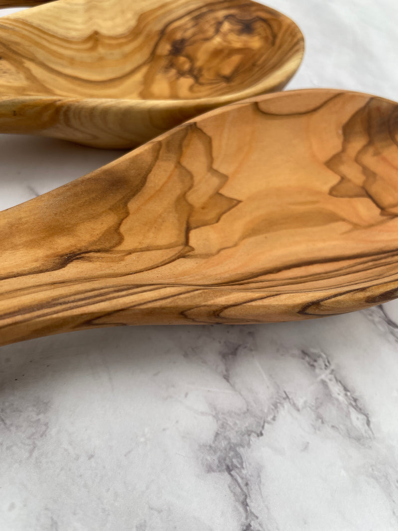 Olive Wood Spoon Rest 22cm
