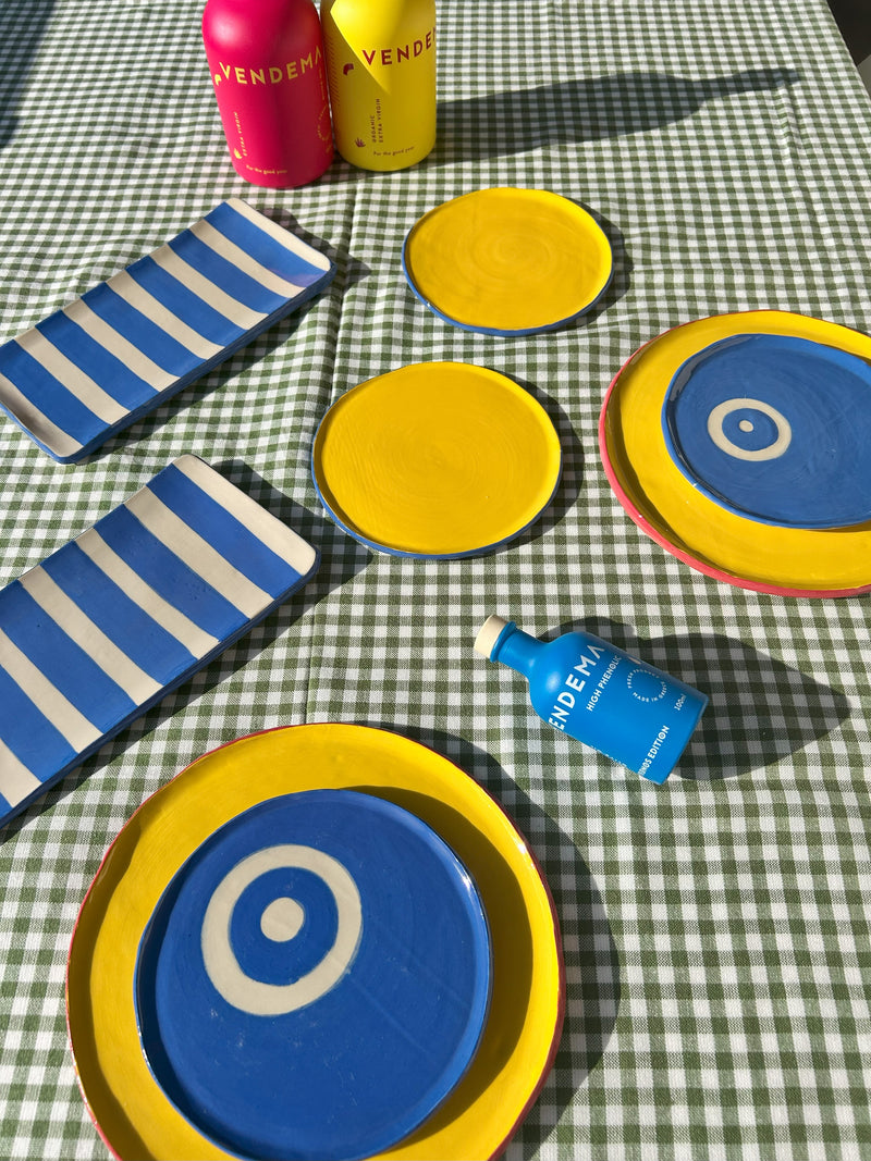 Handmade Yellow Plate Large- Limited Edition