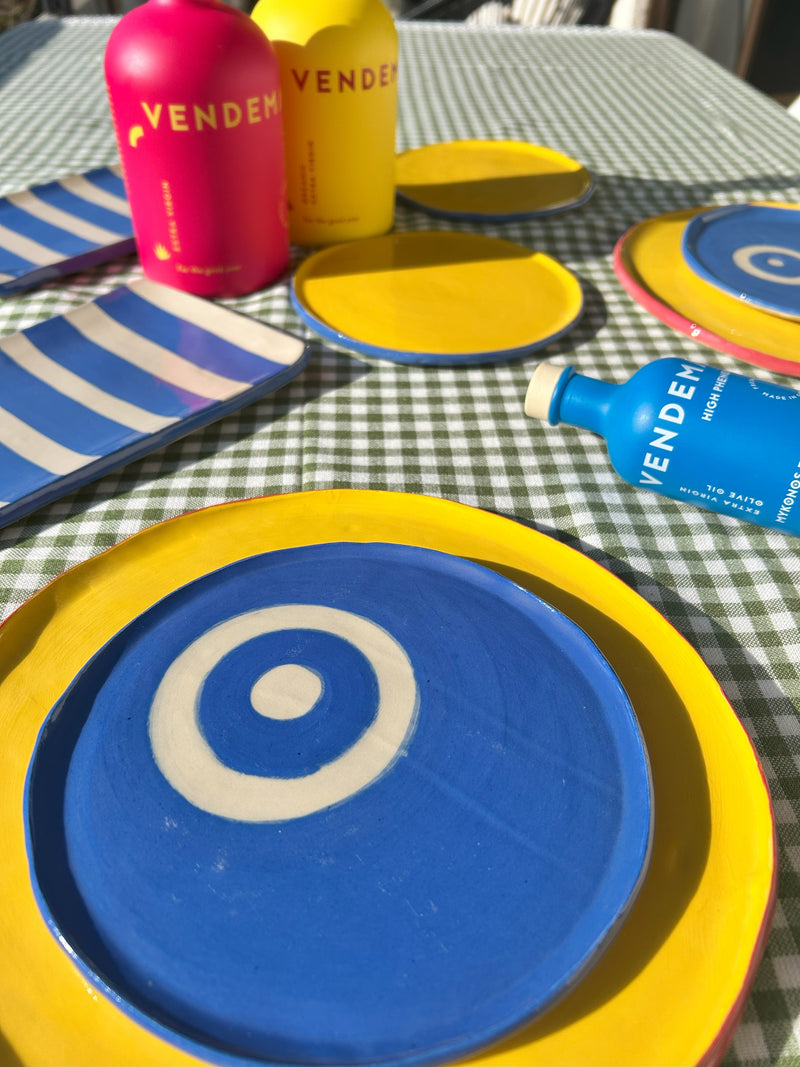 Handmade Yellow Plate Large- Limited Edition