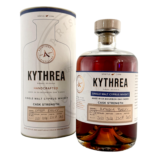 Kythrea Single Malt Cyprus Whisky Cask Strength with Giftbox -700ml