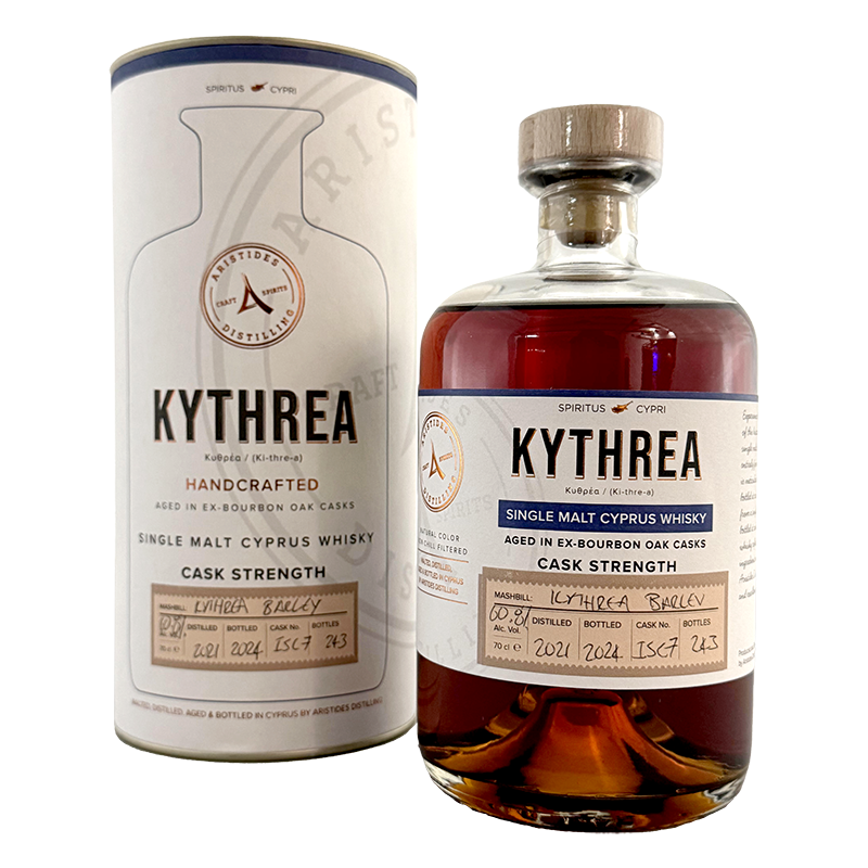 Kythrea Single Malt Cyprus Whisky Cask Strength with Giftbox -700ml