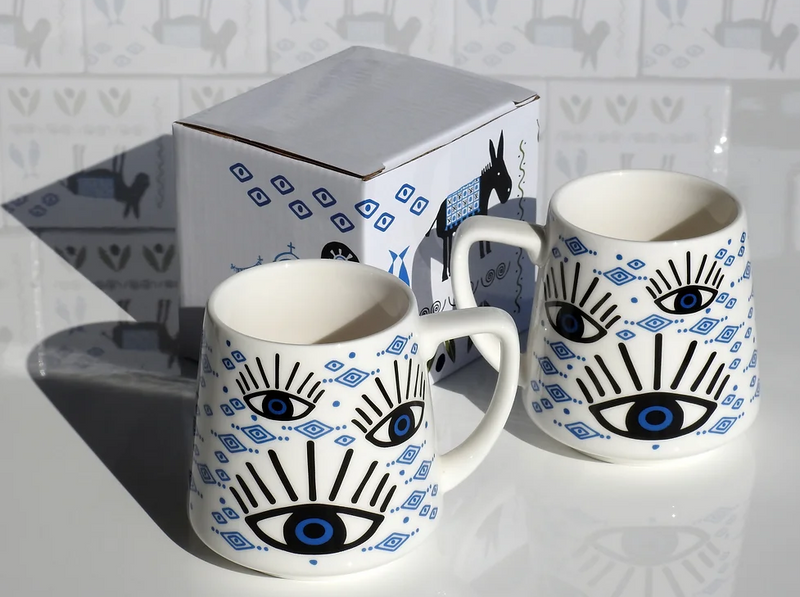 Greek Eye Printed Mug