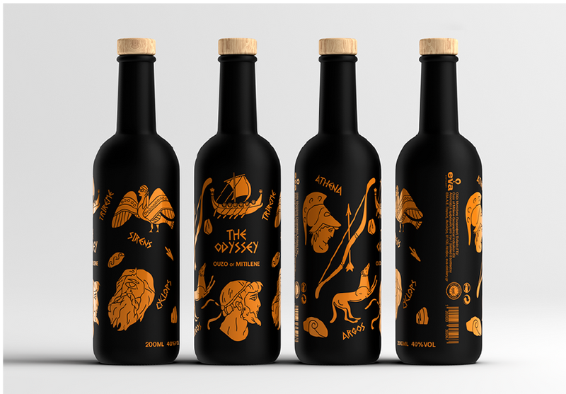 The Odyssey Ouzo of Mytilini 200ml