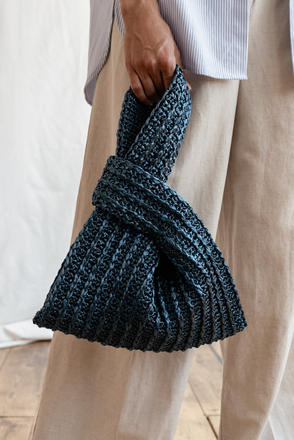 The Raffia Knot Bag- Handmade in Greece- Cove