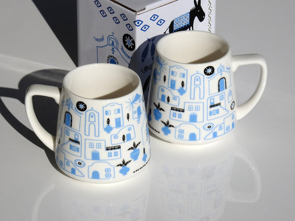 Greek Island Printed Mug