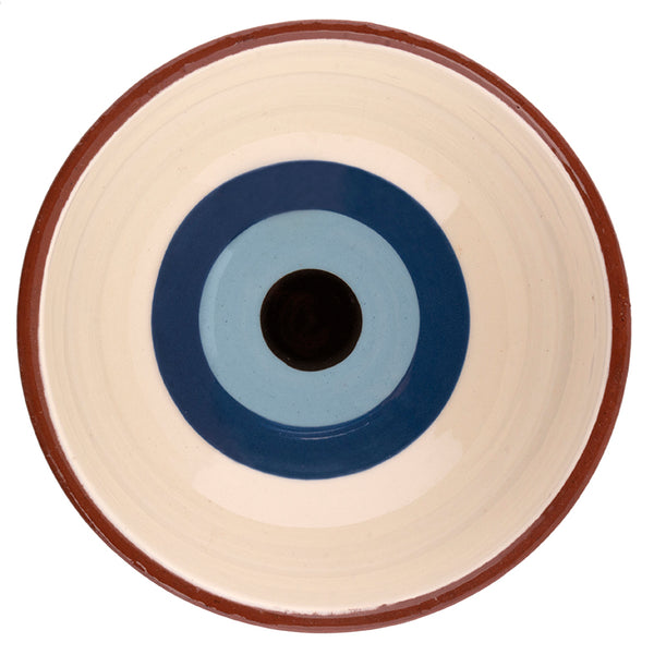 Eye Bowl White - Handmade in Greece 15cm