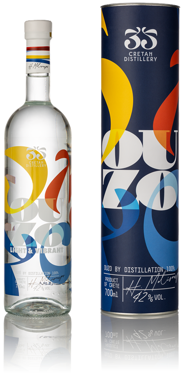 Ouzo 100% Distillation with Gift Box 700ML