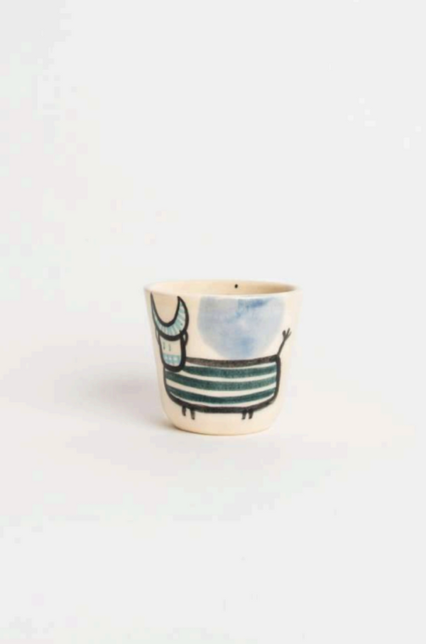 Alexandra Manousakis Artist- Bullhead Espresso Cup 6cm