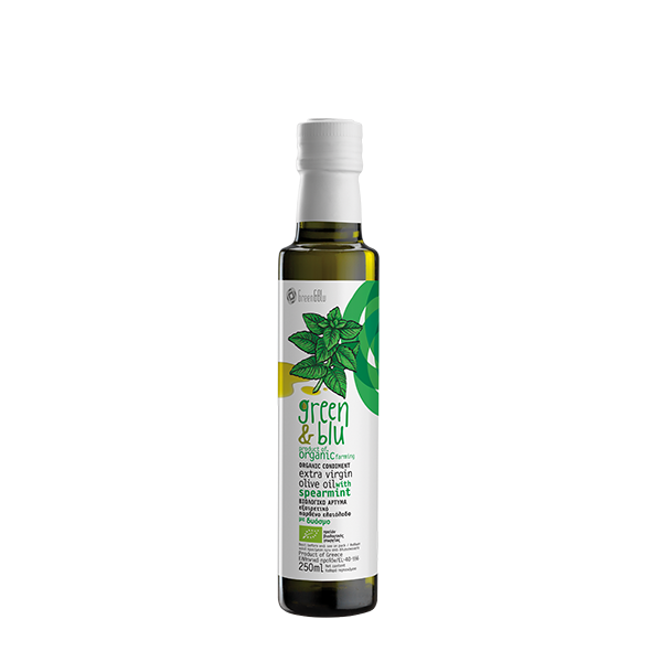 Organic Extra Virgin Olive Oil with Spearmint 250ml