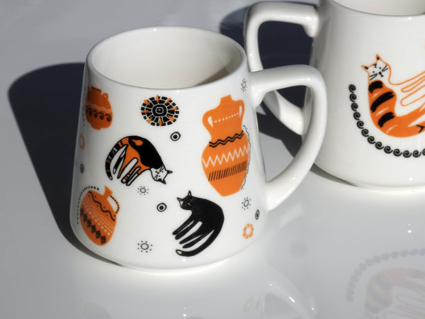 Greek Cat Printed Mug