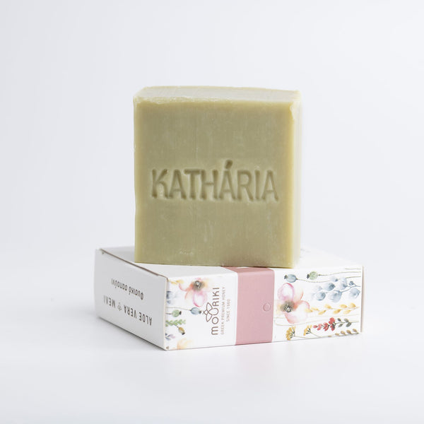 Natural Soap with Aloe Vera and Honey Handmade in Greece 110g