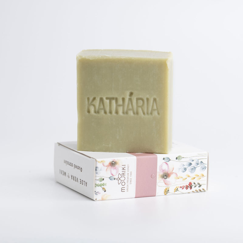 Natural Soap with Aloe Vera and Honey Handmade in Greece 110g