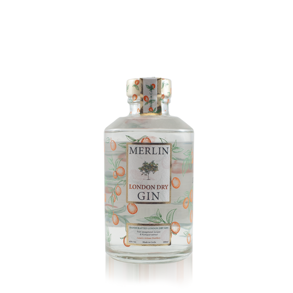 Merlin Gin with Kumquat from Corfu 200ml