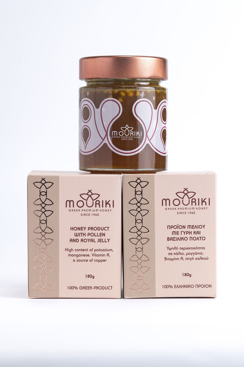 Honey with Bee Pollen & Royal Jelly- 180g