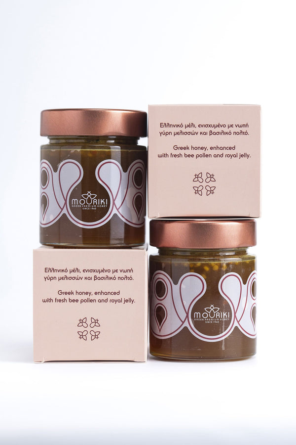 Honey with Bee Pollen & Royal Jelly- 180g