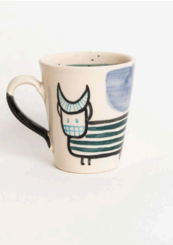 Alexandra Manousakis Artist- Bullhead Mug 10cm