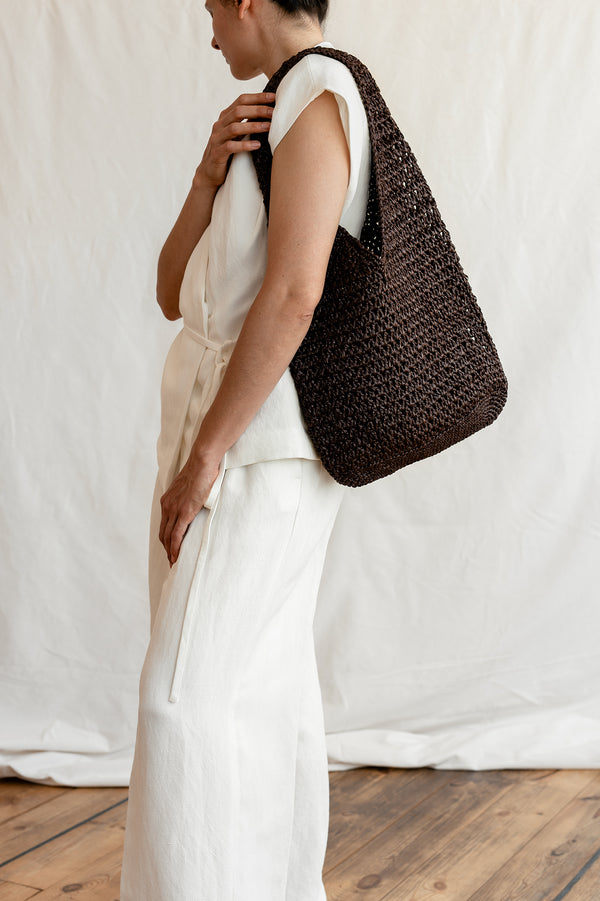 Daphne Tote- Handmade in Greece- Pecan