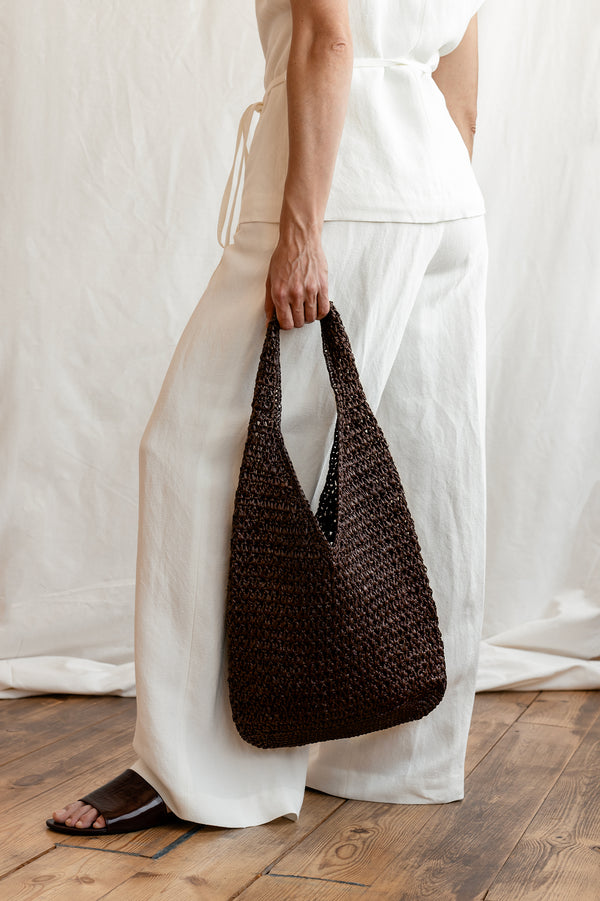 Daphne Tote- Handmade in Greece- Pecan
