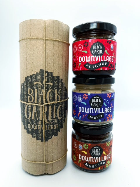 Black Garlic Stater Pack Ketchup 100g, Honey 100g and Mustard 100g