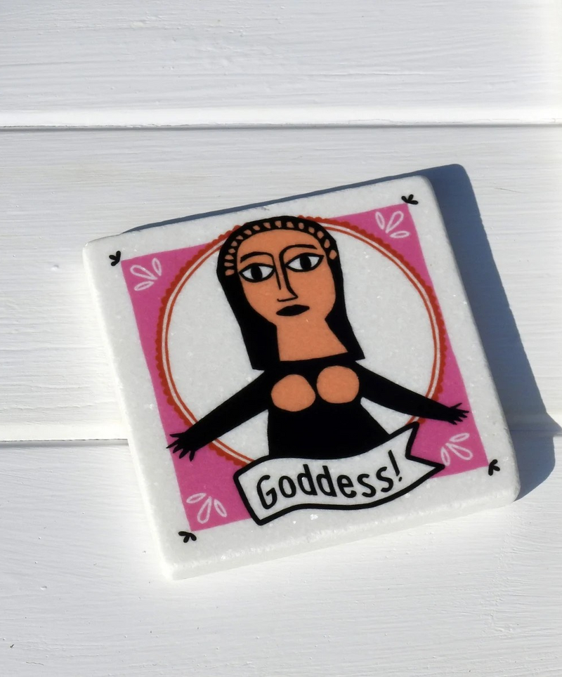 Goddess Marble Coaster