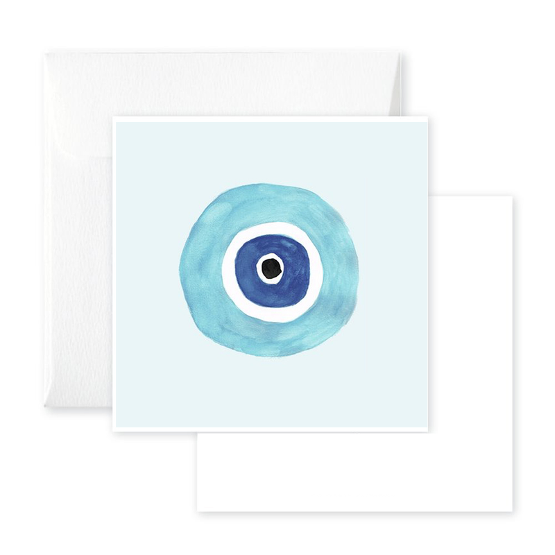 Blue Eye Greeting Card with Envelope