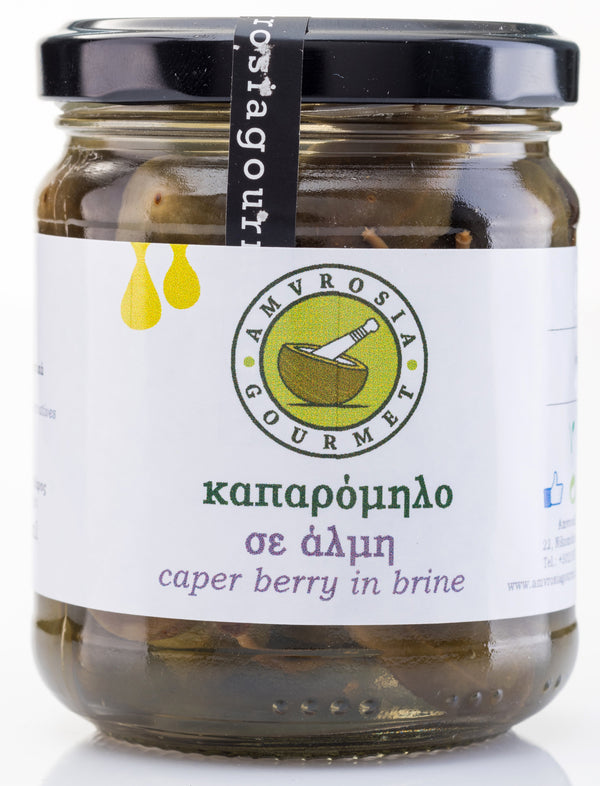 Simply Delicious Whole Capers with Stalks