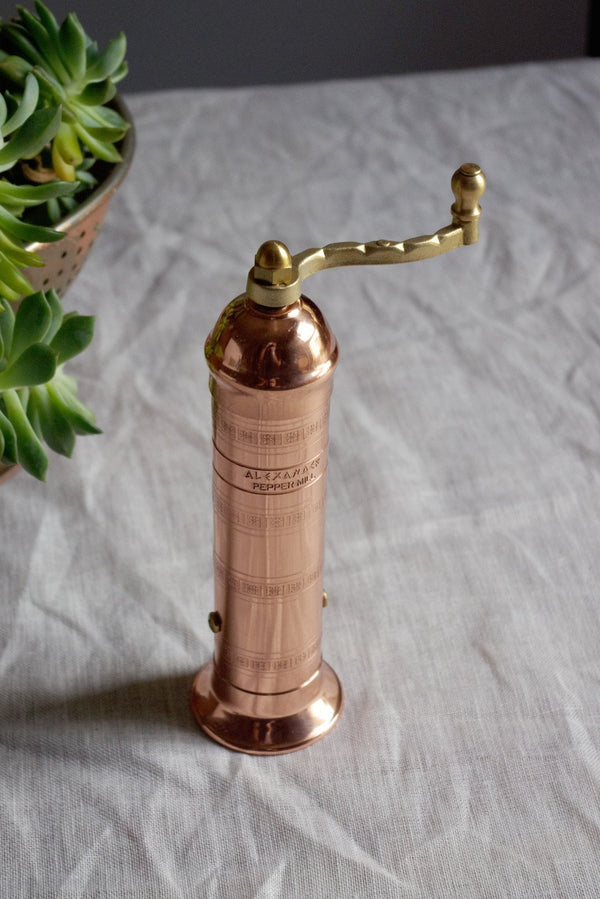 Copper Pepper Mill 205mm