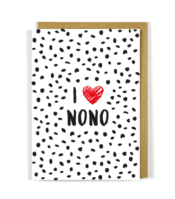I love Nono (Godfather) Greek Celebration Card