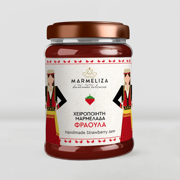 Handmade Strawberry Jam with 80% Real Fruit 390g