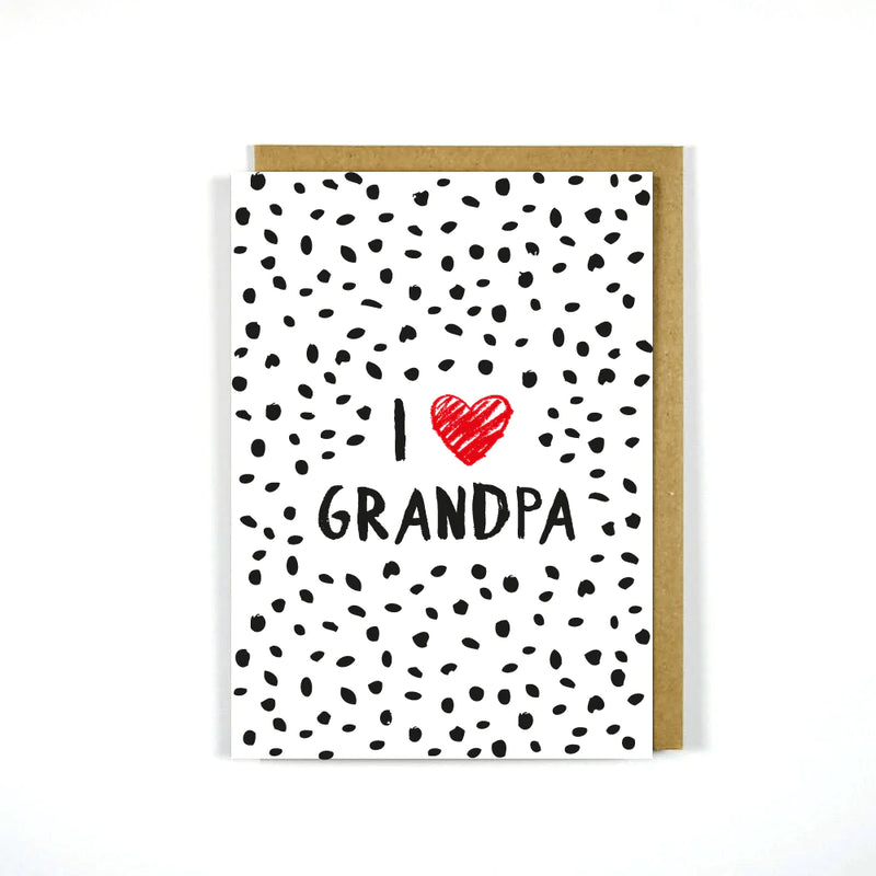 I love Grandpa Celebration Card