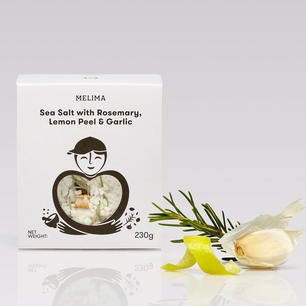 Sea Salt with Rosemary, Lemon Peel & Garlic 230g