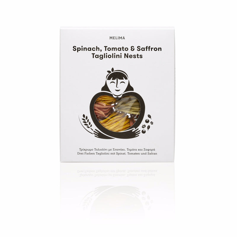 Spinach, Tomato & Saffron Tagliolini Nests 500g