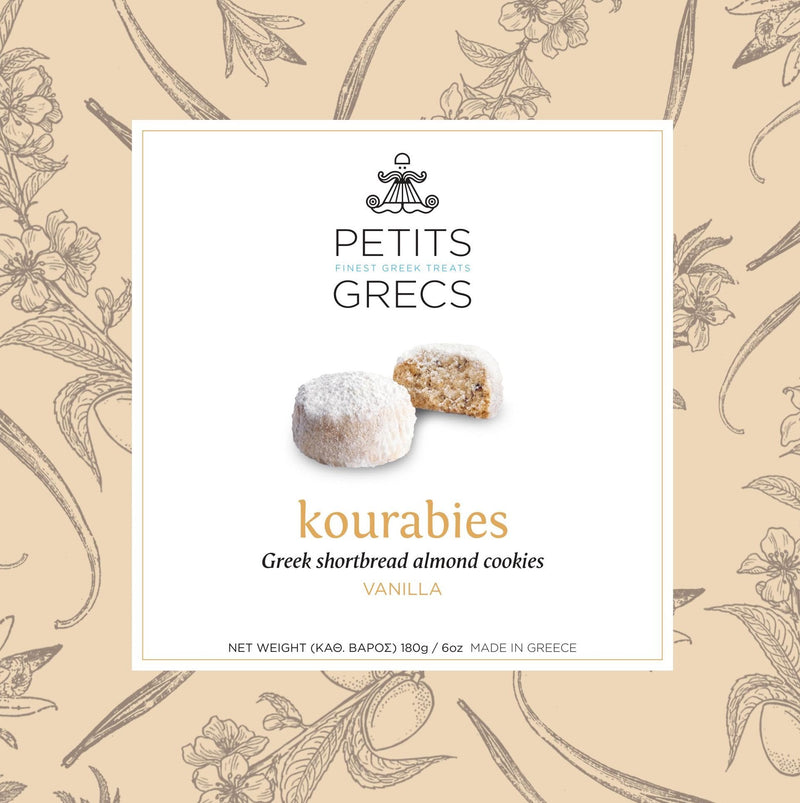 "Kourabies" Greek Almond and Vanilla Shortbread 180g