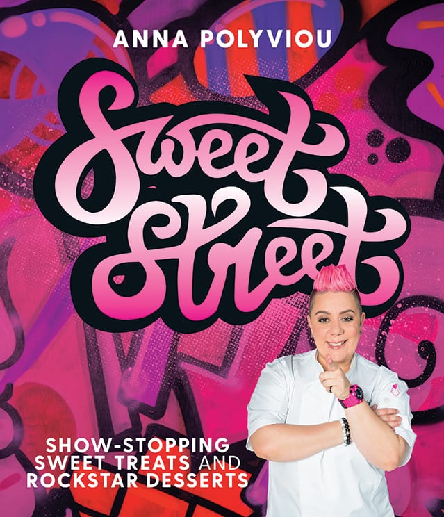 Sweet Street Cookbook Signed by author Anna Polyvou