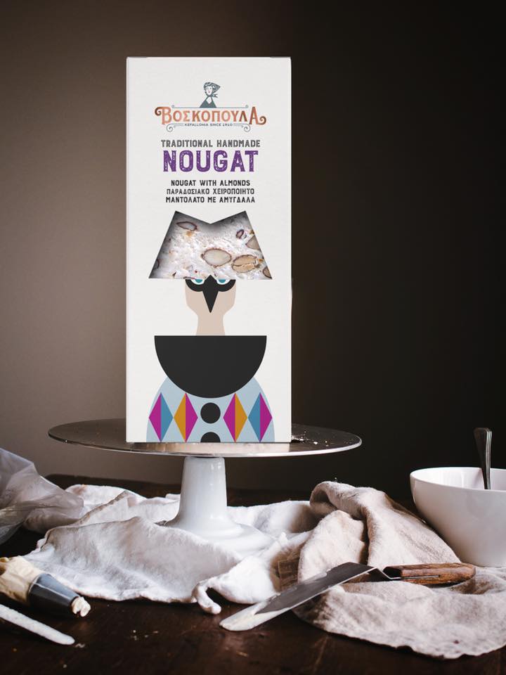 Traditional Handmade Nougat with Almonds 120g