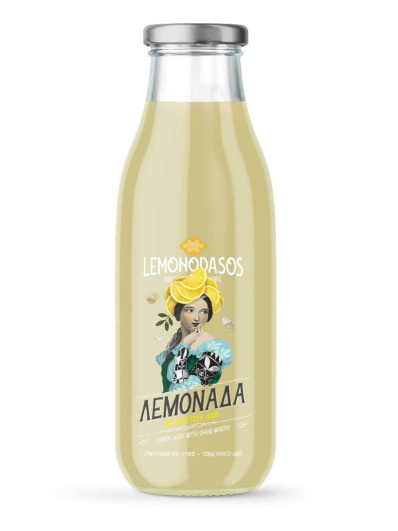 Lemonade with Chios Mastic Syrup & Cocktail Mixer 500ml
