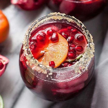 Natural Pomegranate Syrup with a twist of lemon Perfect Cocktail