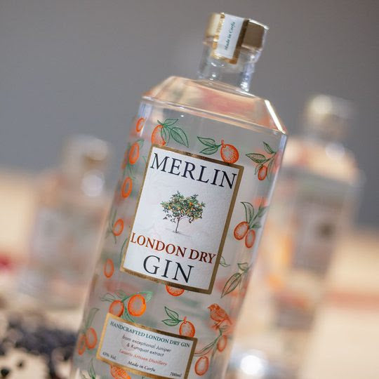 Merlin Gin with Kumquat from Corfu 700ml