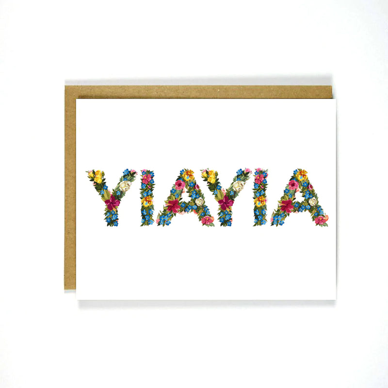 Yiayia (Grandma) Greek Celebration Card